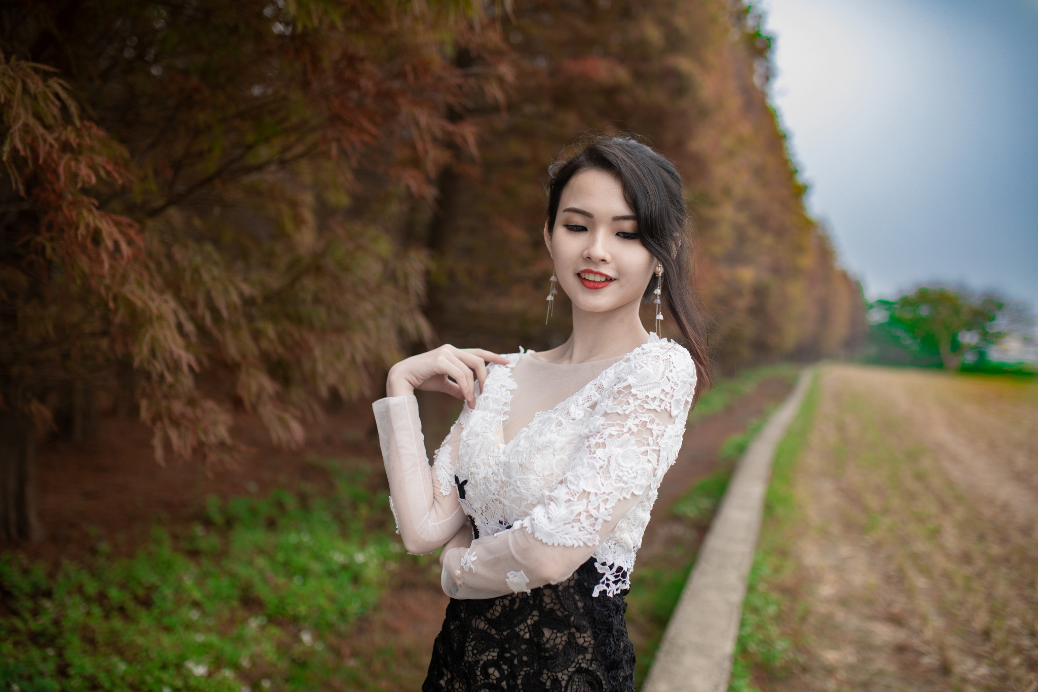 沈秋國作品  邻家女孩杨宓凌